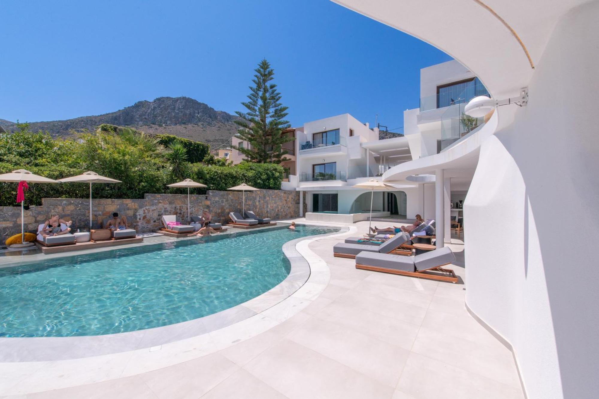 Mika Villas & Suites ヘルソニソス エクステリア 写真