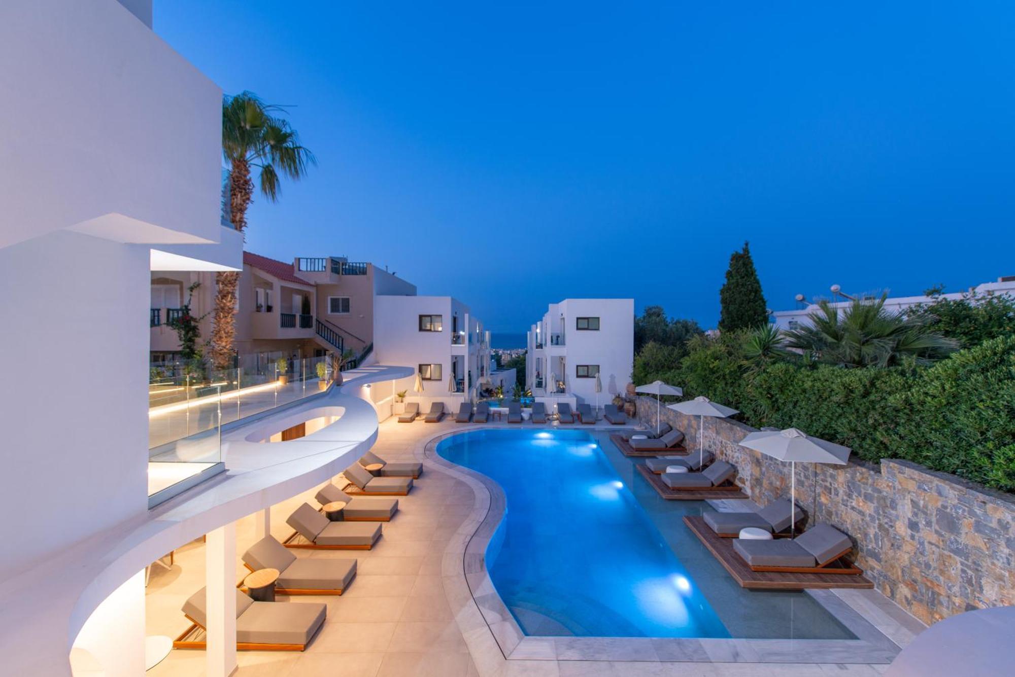 Mika Villas & Suites ヘルソニソス エクステリア 写真